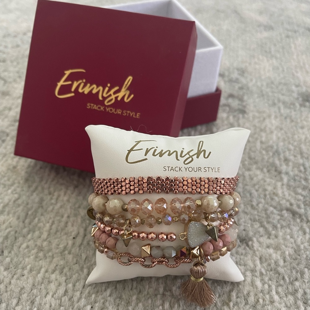 Erimish Pillow Stack of 6 Bracelets